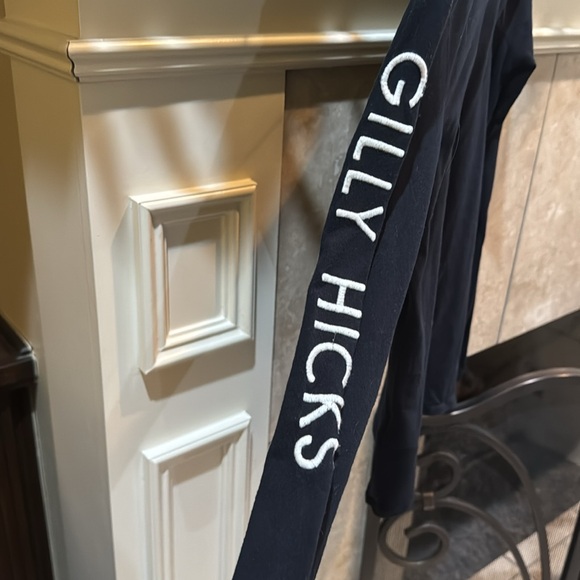 Women's Navy Gilly Hicks Sz M Long Sleeve Top - Picture 5 of 5